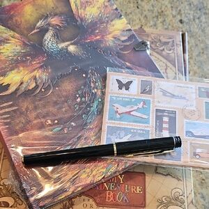New Colorful Phoenix Journal with Black Pen